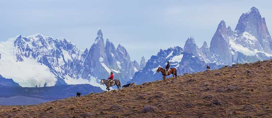 Gauchos in Patagonia, Argentina