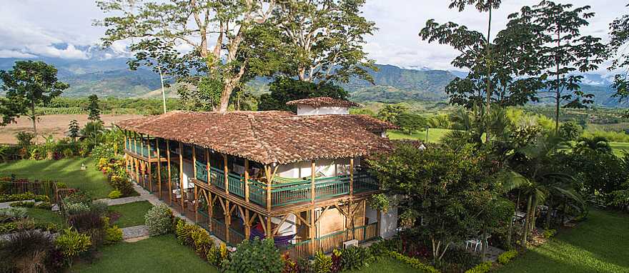 Hacienda Bambusa in Quindío Colombia. Photo courtesy of Hacienda Bambusa Hacienda Bambusa in Quindío Colombia. Photo courtesy of Hacienda Bambusa