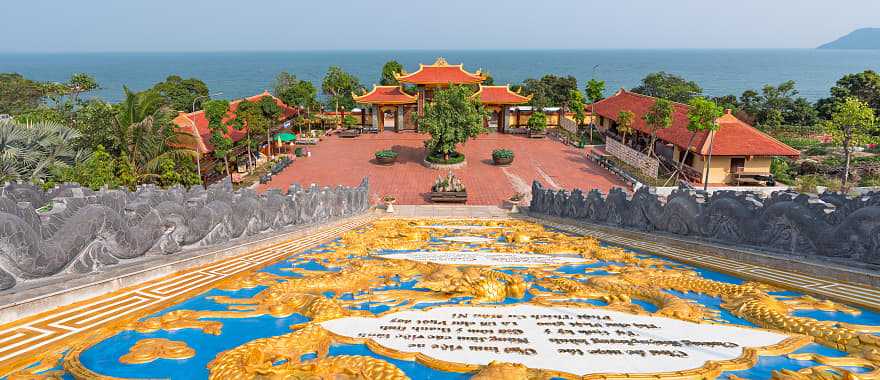 Sea view from Ho Quoc Pagoda, Vietnam