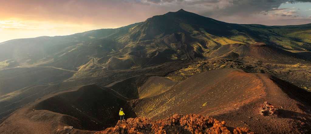 Mount Etna in Sicily, Italy. 