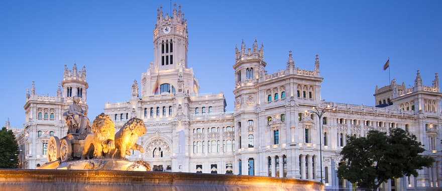 Plaza de la Cibeles in Madrid, Spain