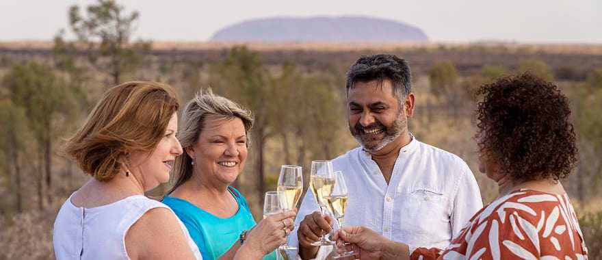 Tali Wiru Dining Experience with Uluru in the background