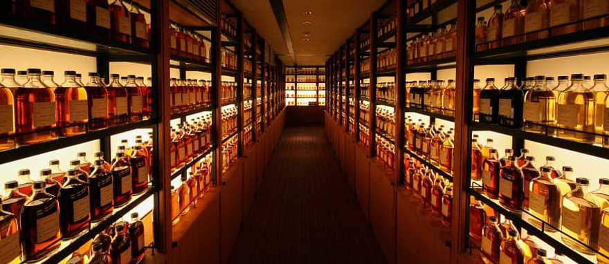 Suntory Yamazaki Distillery. Photo by y u k ink / Flickr Whiskey library at Yamazaki Distillery in Japan