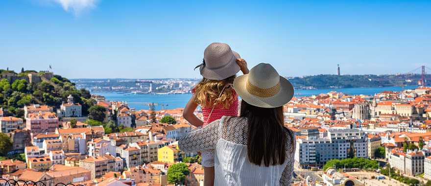 Family in Lisbon, Portugal