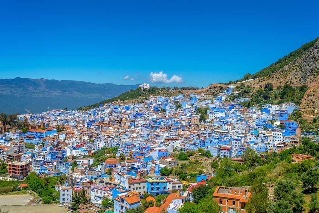 The blue city of Chefchaouen, Morocco