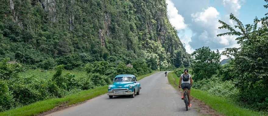Biking in Vinales Valley, Cuba Biking in Vinales Valley, Cuba
