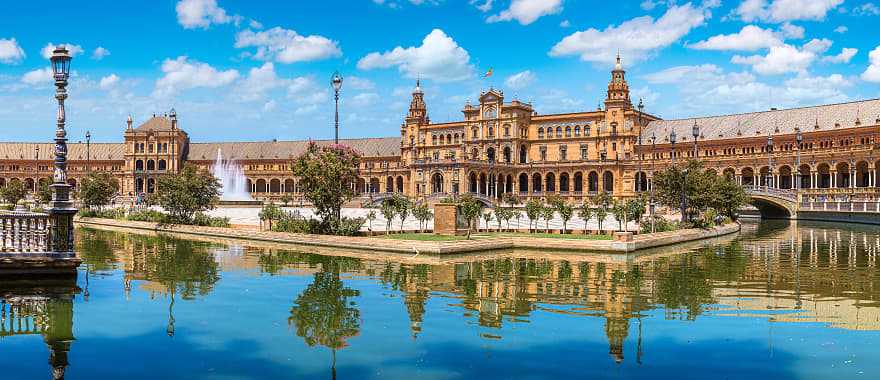 Plaza de Espana in Seville, Spain