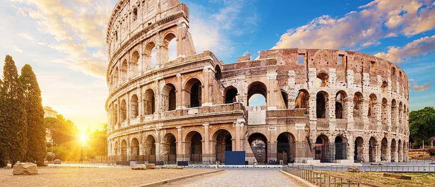 The Colosseum in Rome, Italy