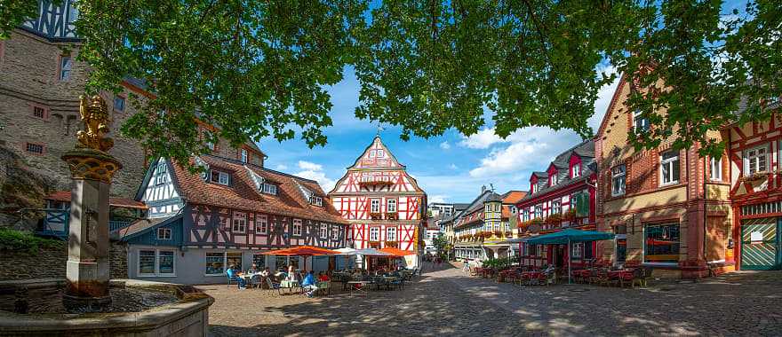 German village in the Rheingau region of Germany