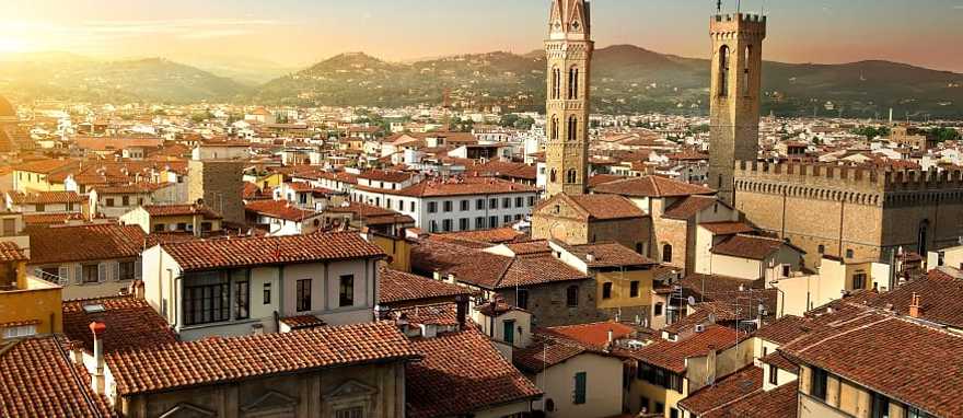 Florence in the morning sun, Italy