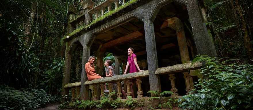 Tropical North Queensland. Photo courtesy of Tourism Australia Mother and daughter in tropical North Queensland