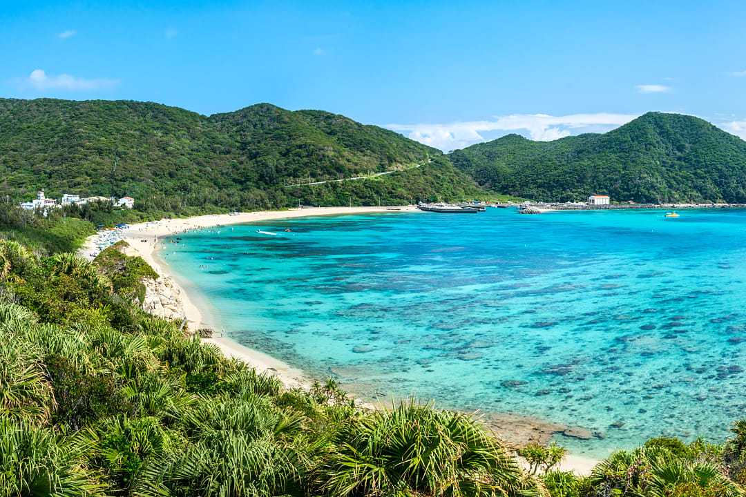 Aharen Beach in Okinawa, Japan