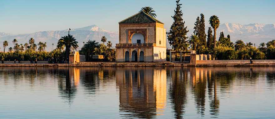 Saadian garden pavilion in Marrakech, Morocco