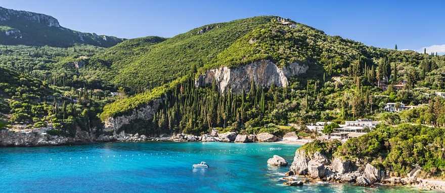 Corfu Island in Greece