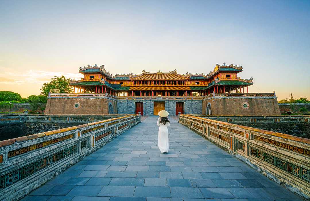 The Hue Citadel in Hue, Vietnam