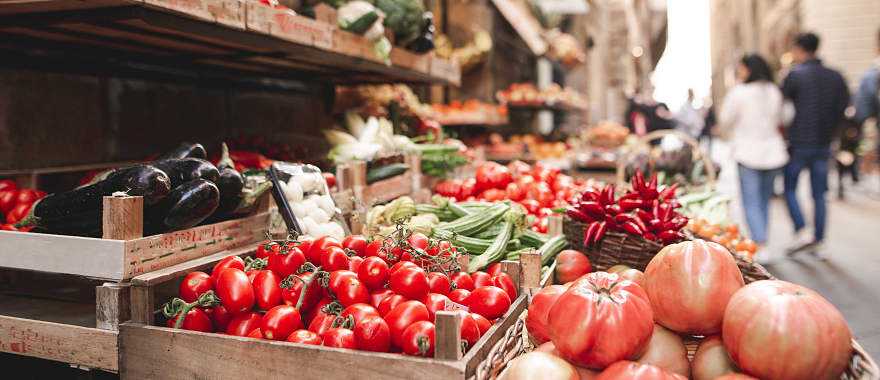 Fresh vegetable at market in Florence, Italy