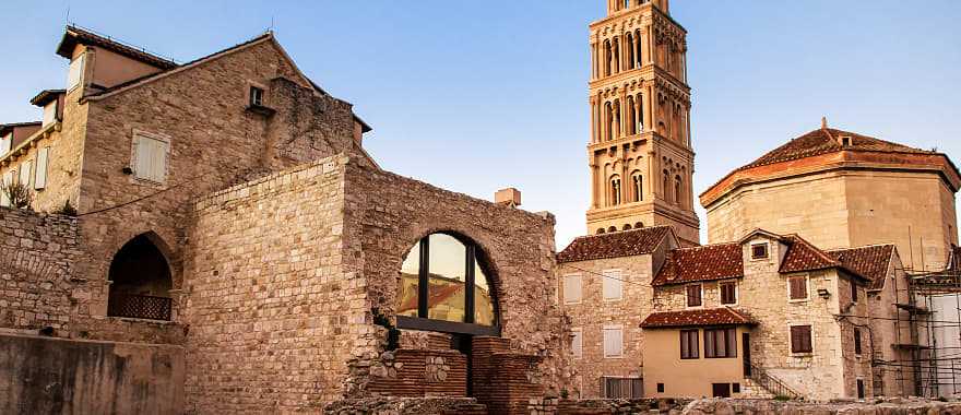 Diocletian's Palace in Split, Croatia