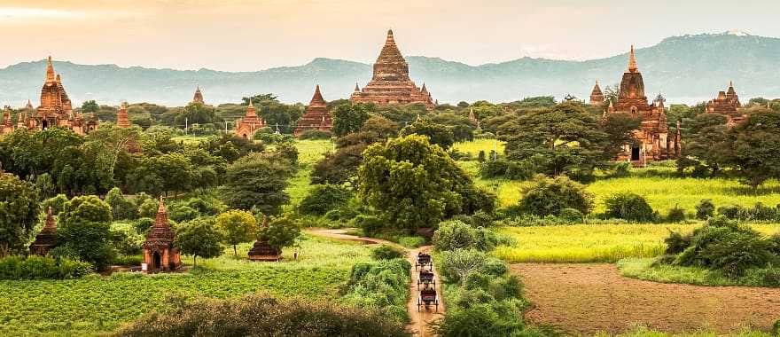 Bagan temples in Myanmar