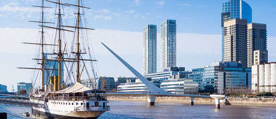 Puerto Madero in Buenos Aires, Argentina