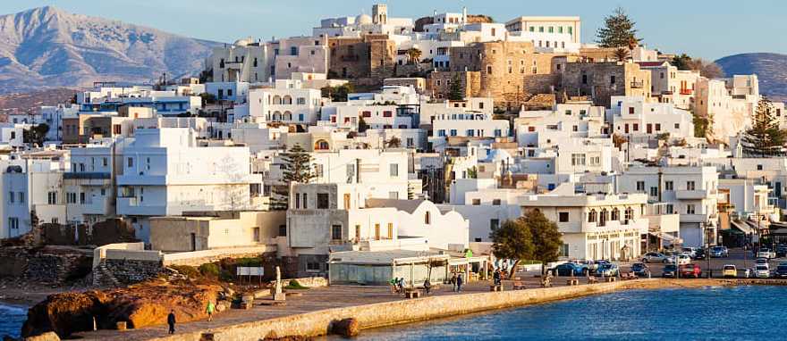 Naxos island in the Aegean Sea, Greece Naxos island in the Aegean Sea, Greece