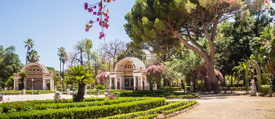 Palermo Botanic Gardens in the region of Sicily, Italy Palermo Botanic Gardens in the region of Sicily, Italy
