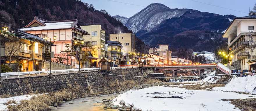 Shibu Onsen in Nagano, Japan