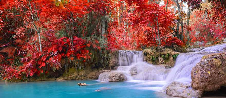 Kuang Si waterfall in Laos Kuang Si waterfall in Laos