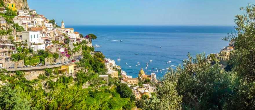 Town of Positano on the Amalfi Coast, Italy Town of Positano on the Amalfi Coast, Italy