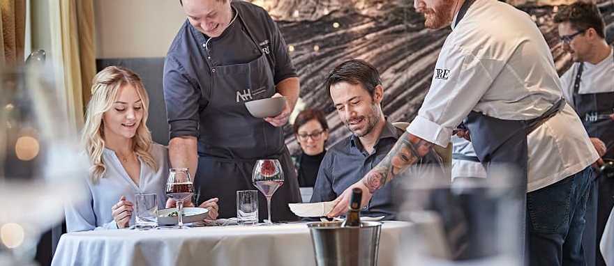 Michelin star restaurant, Posthotel Alexander Herrmann. Photo courtesy of DZT / Jens Wegen Posthotel Alexander Herrmann with 2 Michelin Stars in Bavaria, Germany