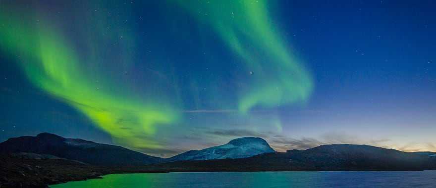 Northern lights in Sweden