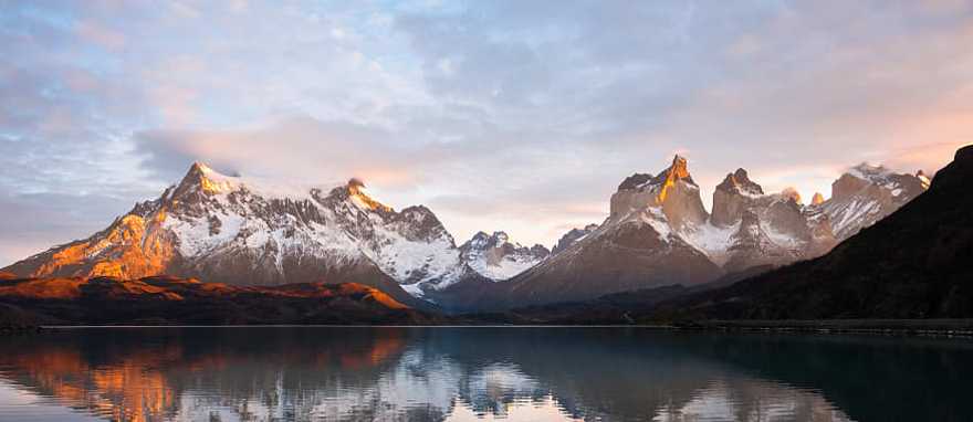 Lake Pehoe at Torres del Paine, Chile Lake Pehoe at Torres del Paine, Chile