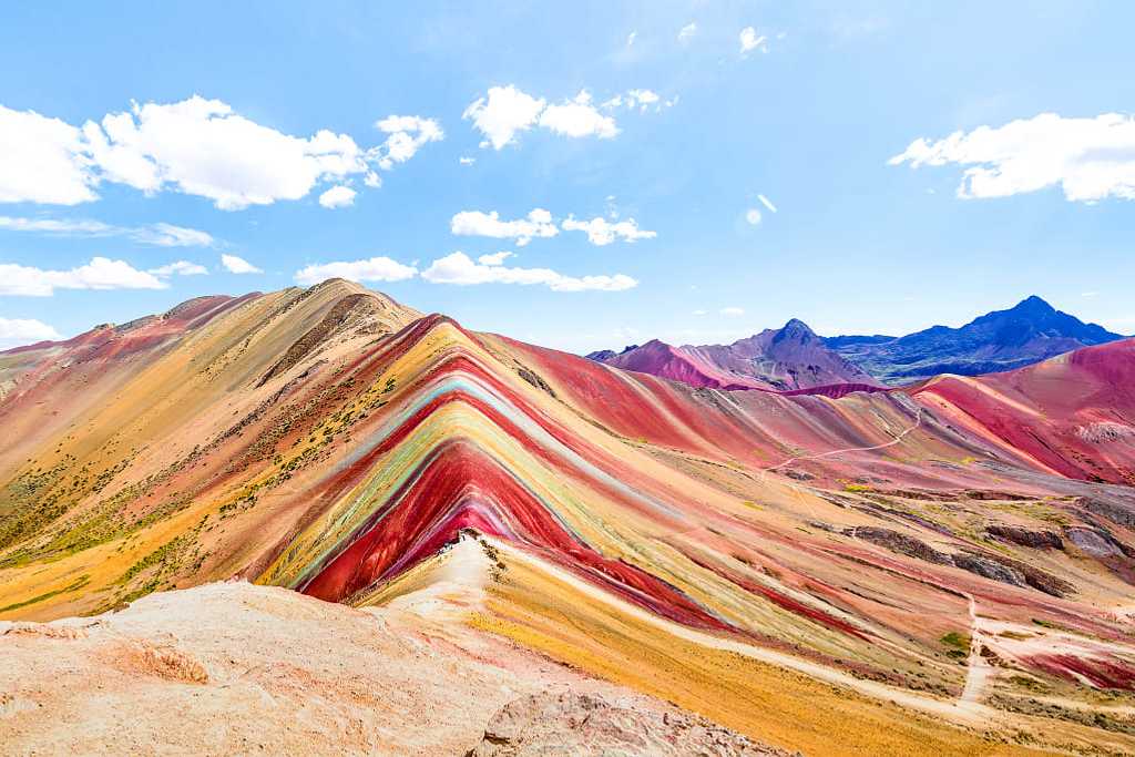 Vinicunca rainbow mountain, Cusco, peru