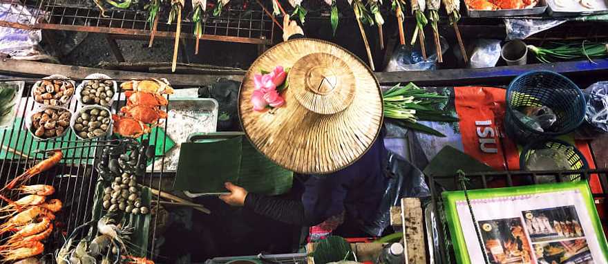 Street food in Bangkok, Thailand.
