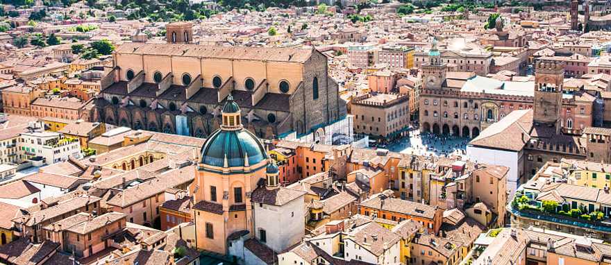 Walk through the historic city of Bologna to see one of the oldest universities in Europe Walk through the historic city of Bologna to see one of the oldest universities in Europe