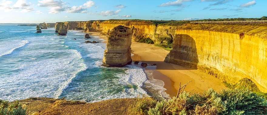 The Twelve Apostles at sunset in Australia