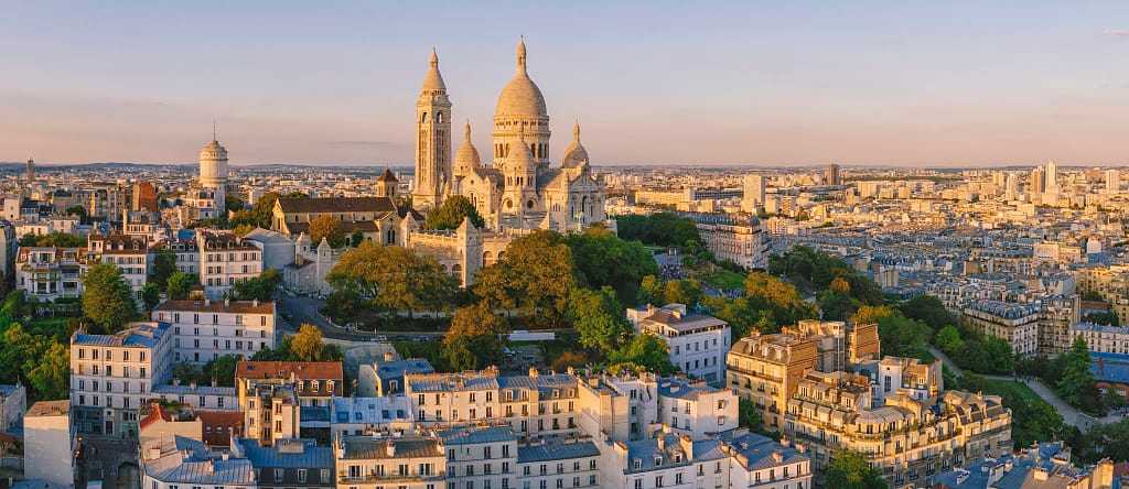 Montmartre Hill, Paris.