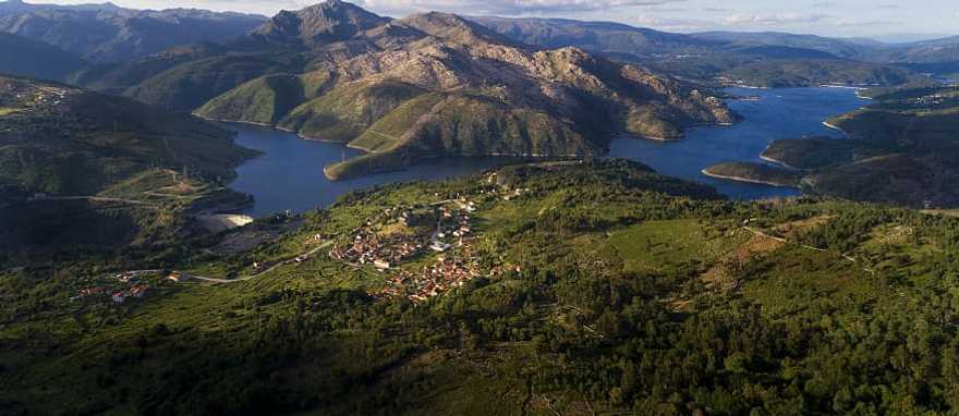 AerialView of Peneda Gerês National Park in Portugal AerialView of Peneda Gerês National Park in Portugal