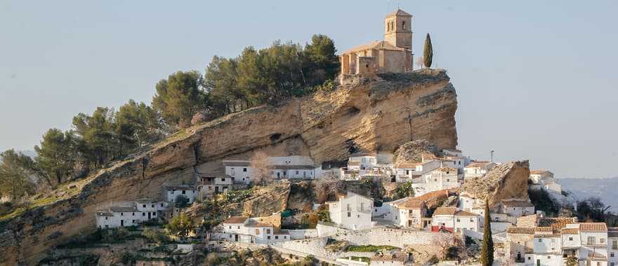 Montefrio basking in the southern Spanish sun, Granada, Spain