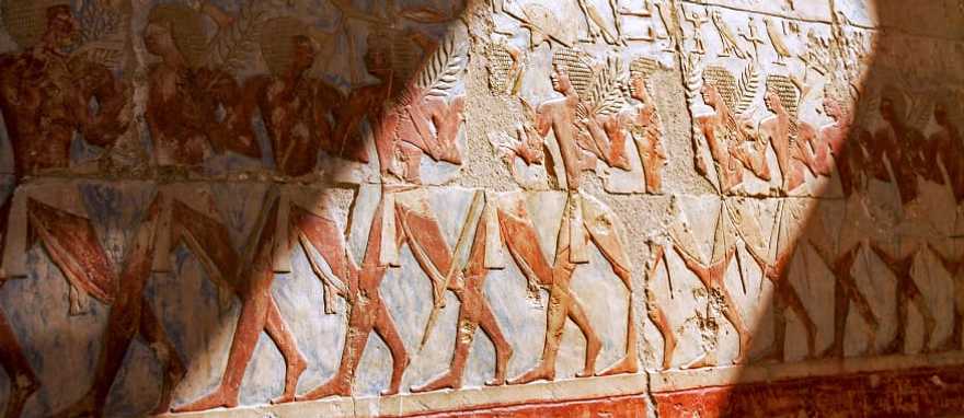 Egyptian hieroglyphs in side Queen Hatshepsut Temple in Valley of the Kings, Egypt Egyptian hieroglyphs in side Queen Hatshepsut Temple in Valley of the Kings, Egypt