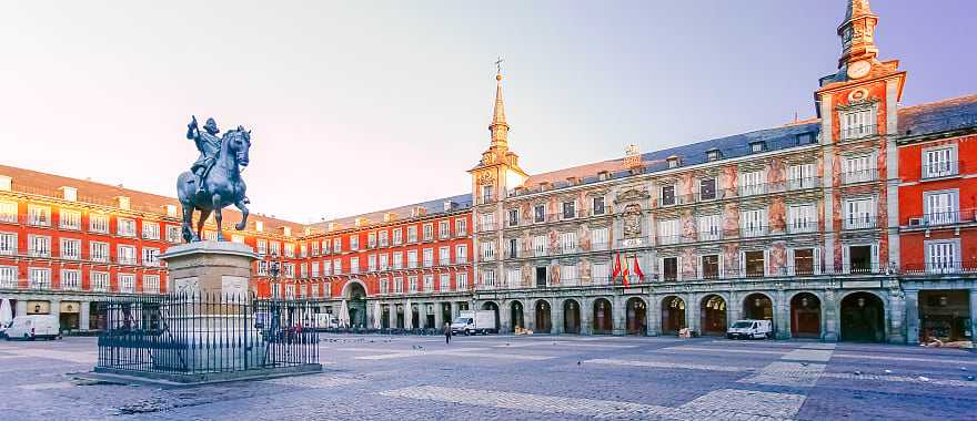 Plaza Mayor in Madrid, Spain