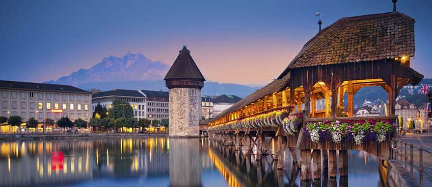 Breathe in the blissful alpine air after spending two days in Lucerne, Chapel Bridge Breathe in the blissful alpine air after spending two days in Lucerne, Chapel Bridge