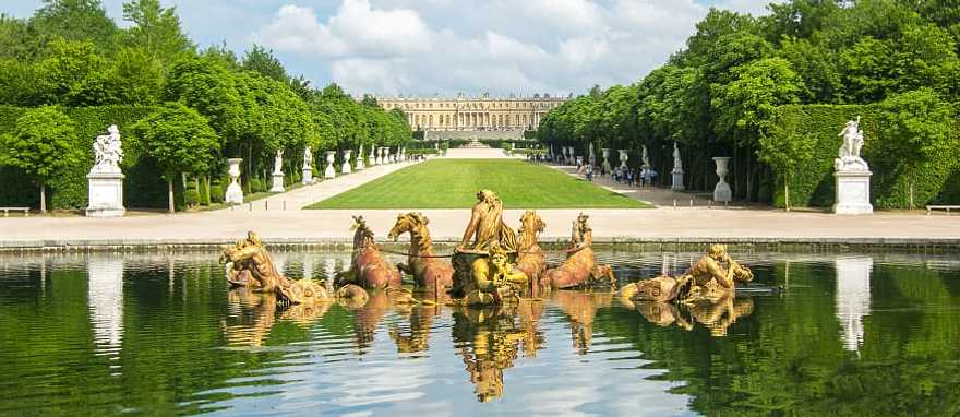 Versailles Gardens, France Apollo fountain in the Versailles Gardens, France