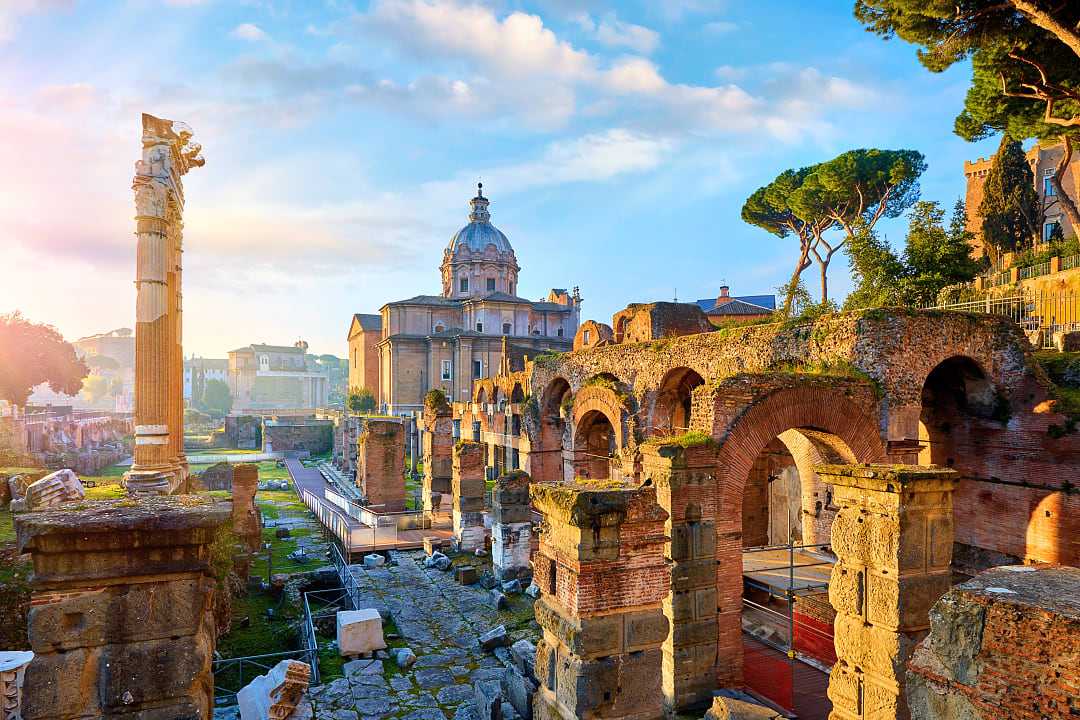 Roman Forum in Italy