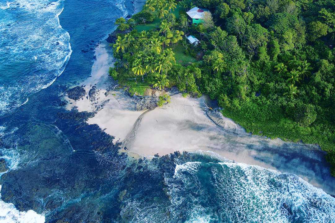 White Sandy Beach in Costa Rica