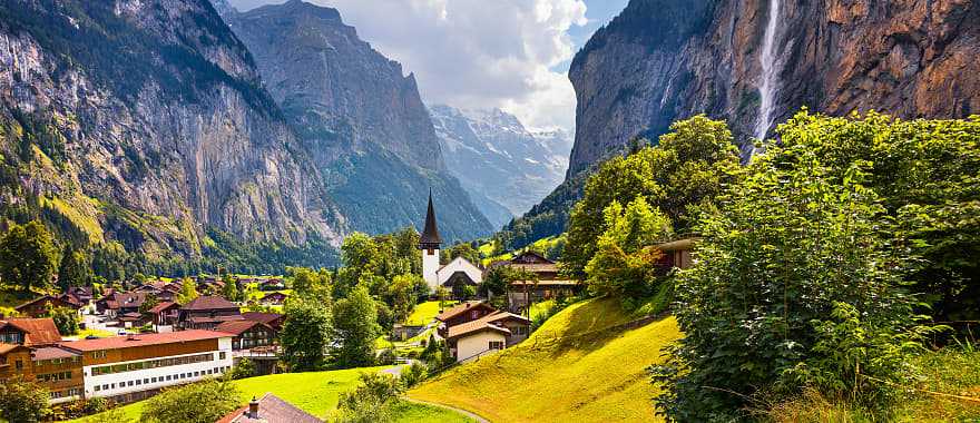 Lauterbrunnen in the Swiss Alps