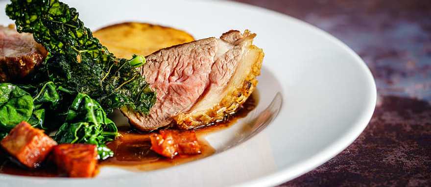 London food served at a restaurant in England London food served at a restaurant in England