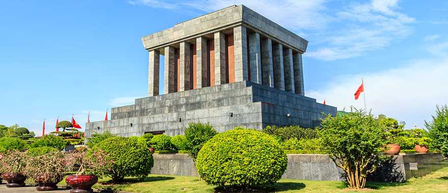 Ho Chi Minh Mausoleum in Hanoi, Vietnam.