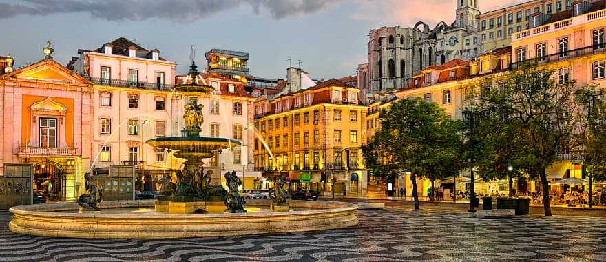 View of Pena Palace in Sintra, Portugal