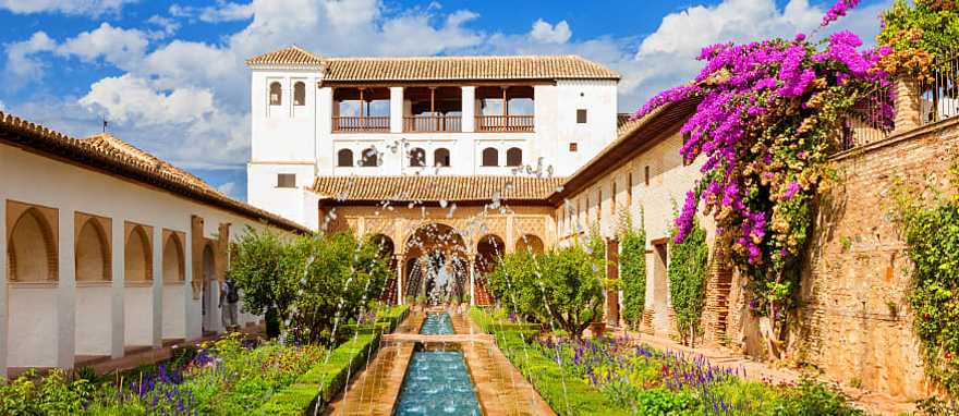 The Generalife, UNESCO World Heritage Site in Granada