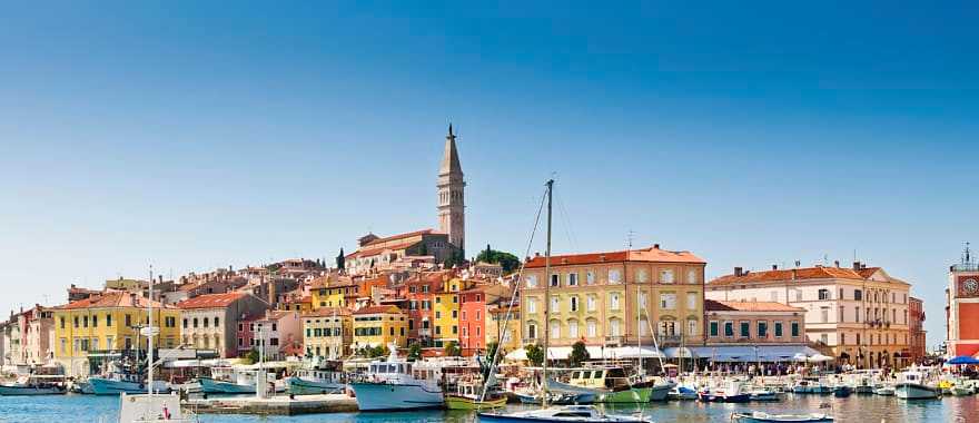 Enjoy unique customs in the historic center of Rovinj, Croatia